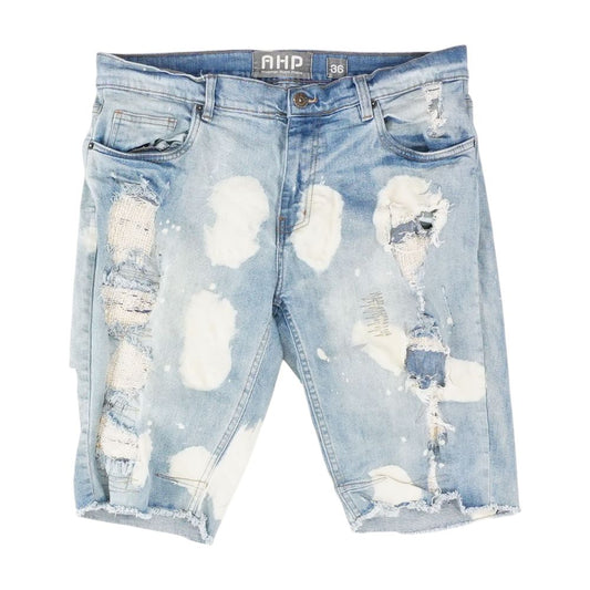 Blue Misc Denim Shorts