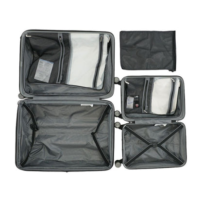 Gray Hardside Suitcase Set