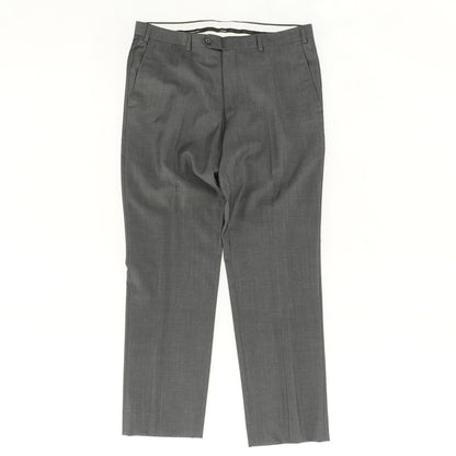 Charcoal Solid Dress Pants