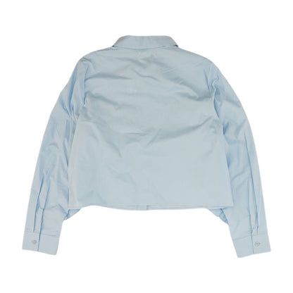 Blue Solid Button Down