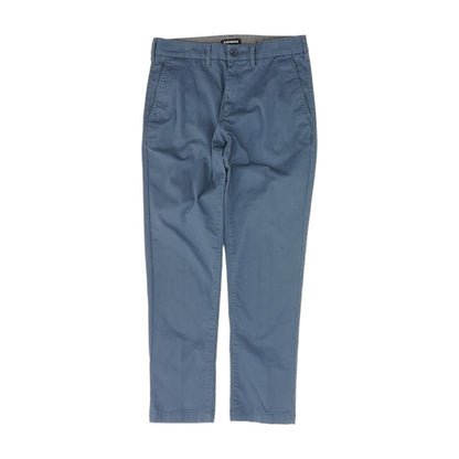 Blue Solid Chino Pants