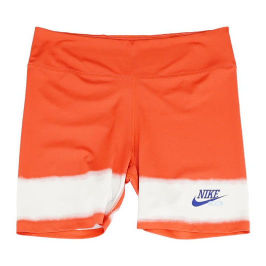 Red Color Block Active Shorts