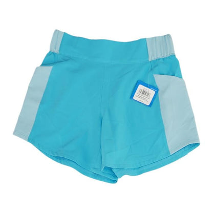 Blue Color Block Active Shorts