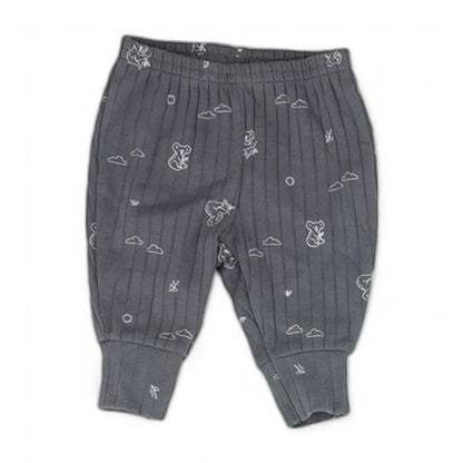 Gray Animal Pant Set