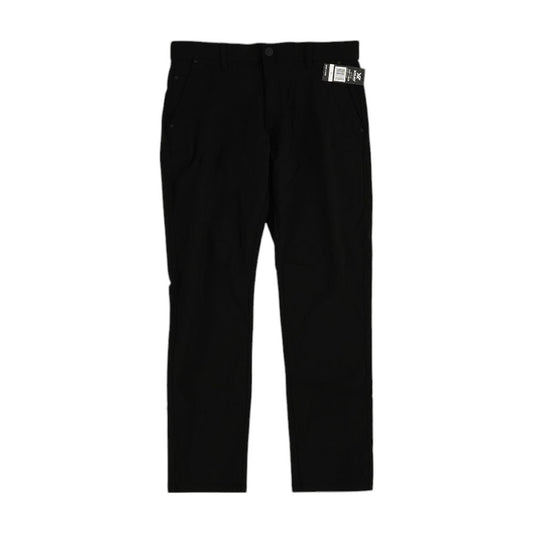 Black Solid Five Pocket Pants