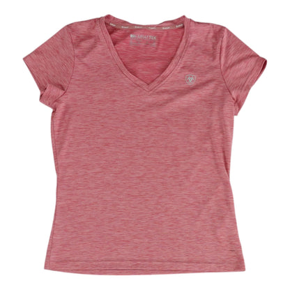 Pink Misc V Neck T-Shirt