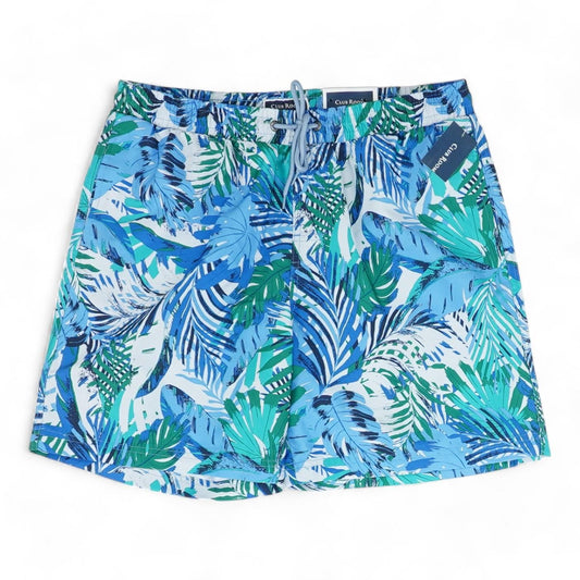 Blue Tropical Swim Shorts