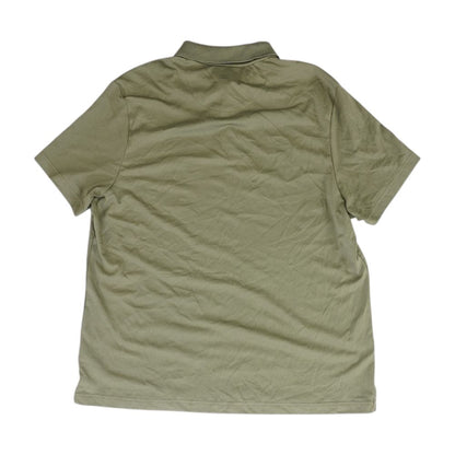 Green Solid Short Sleeve Polo