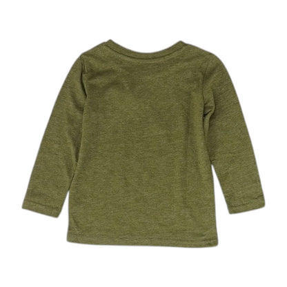 Green Solid Crewneck T-Shirt