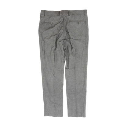 Gray Solid Chino Pants