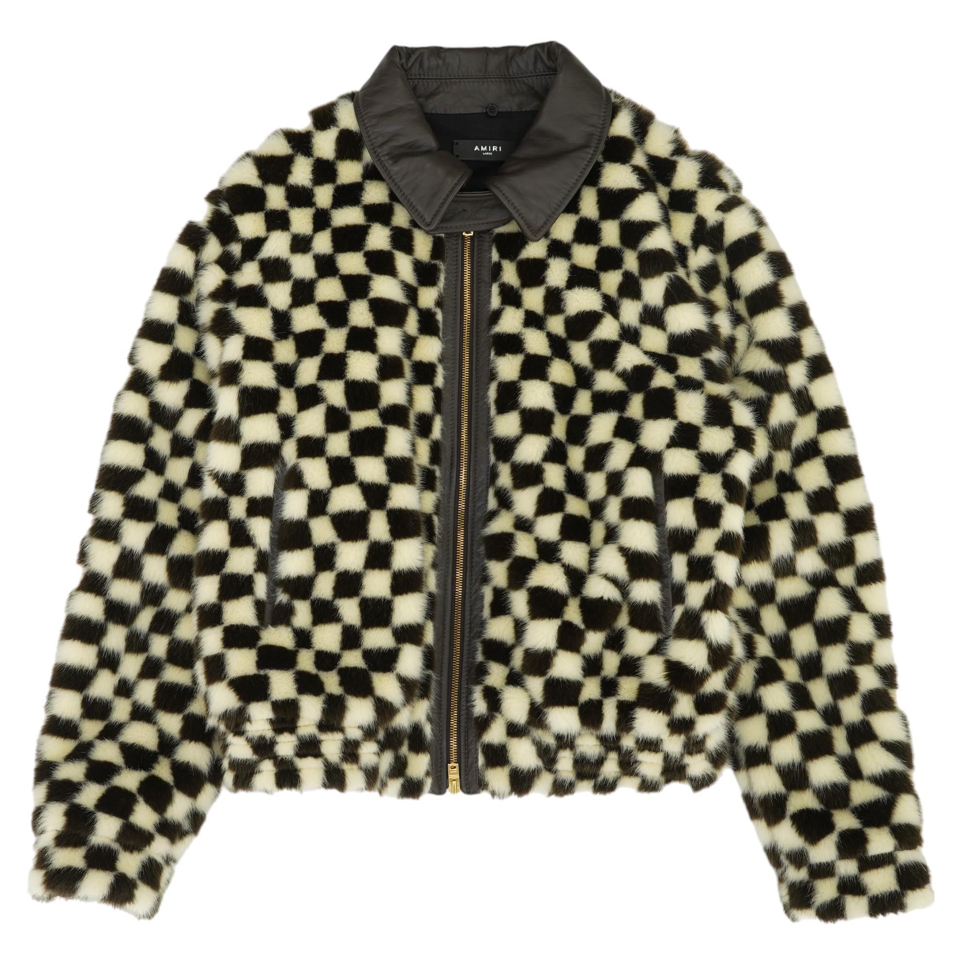 Bomber jacket sale checkered inside