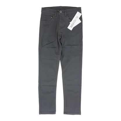 Charcoal Solid Five Pocket Pants