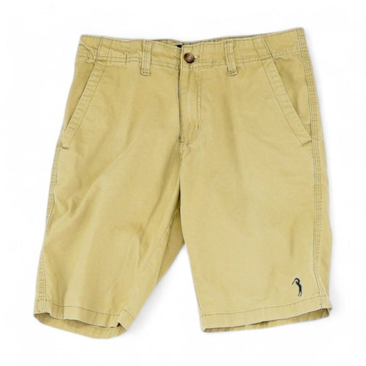 Khaki Solid Chino Shorts