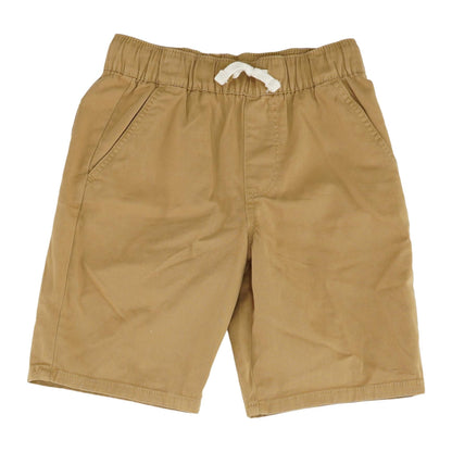 Khaki Solid Chino Shorts