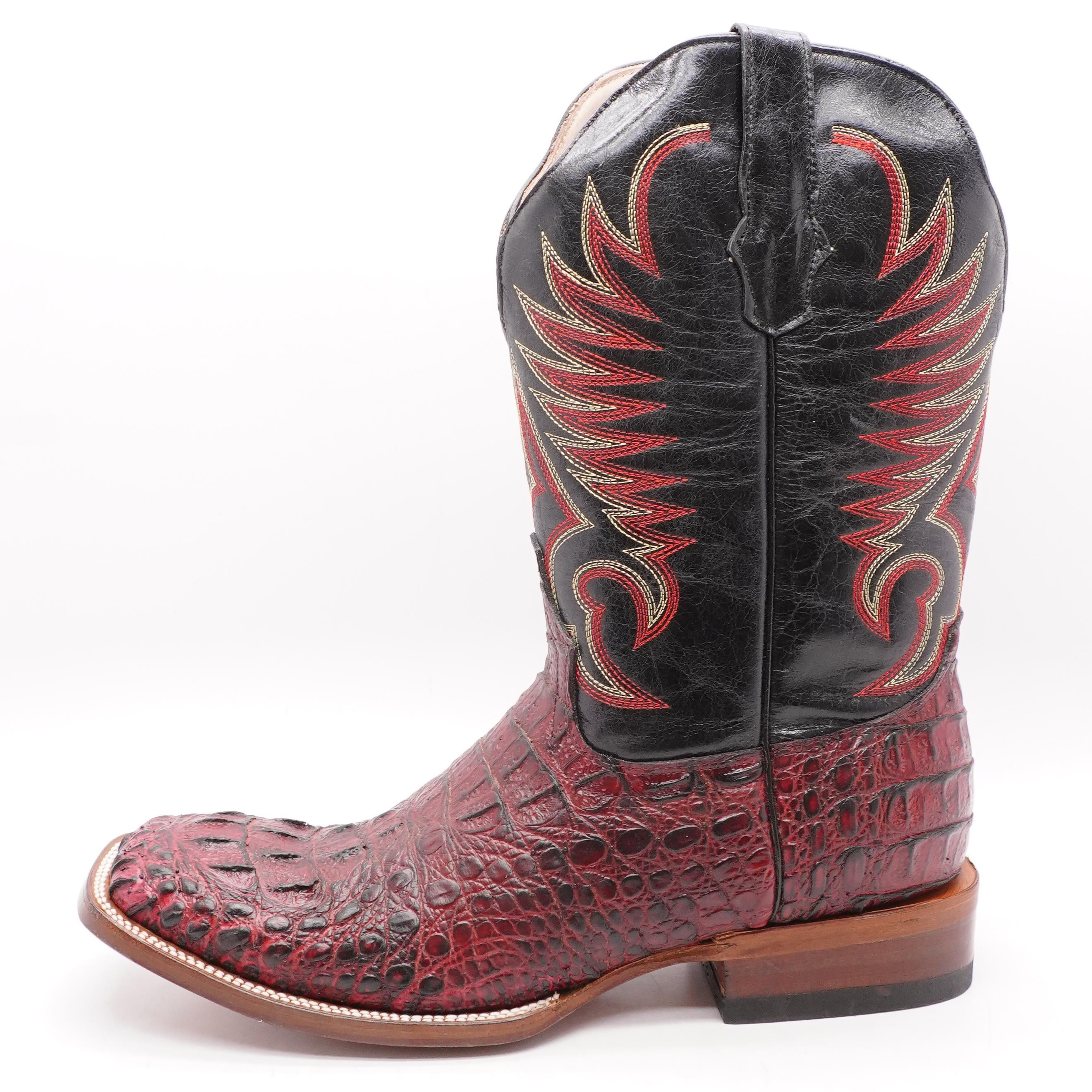 Black cherry hotsell alligator boots