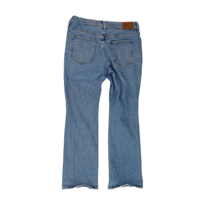 Blue Solid Bootcut Jeans