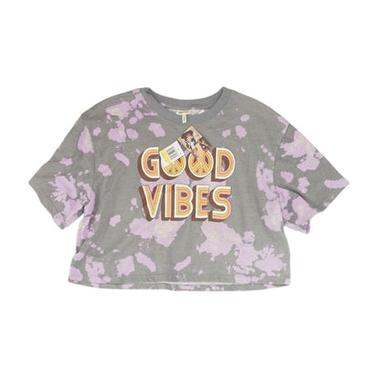 Gray Tie Dye Crewneck T-Shirt