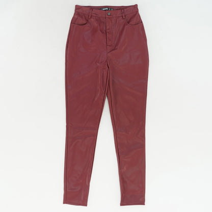 Red Solid Pants