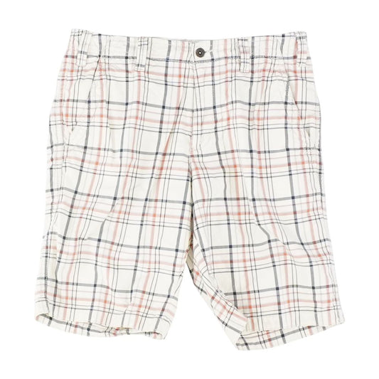 Multi Plaid Chino Shorts