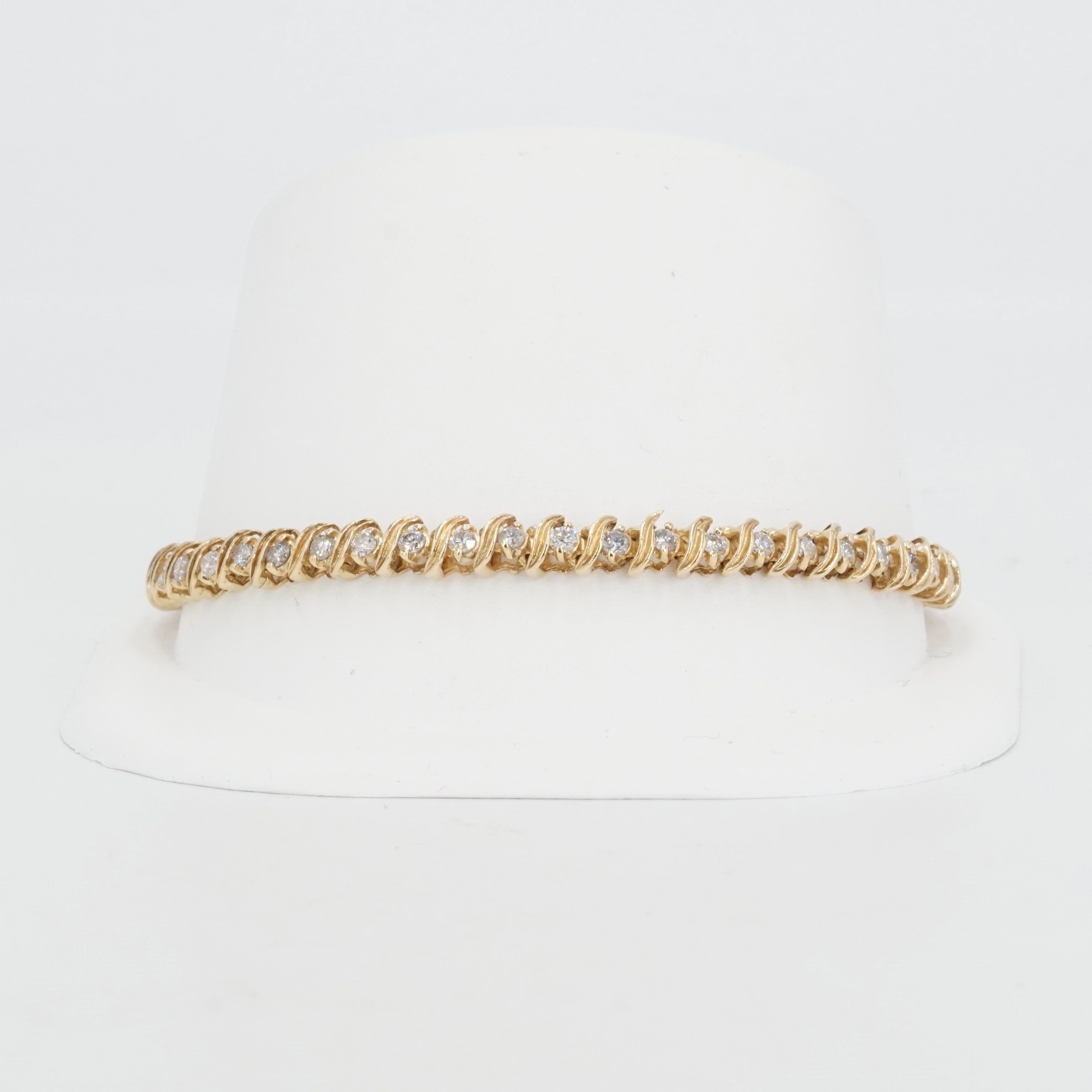 Used diamond hot sale tennis bracelet