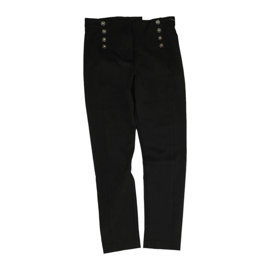 Black Solid Dress Pants