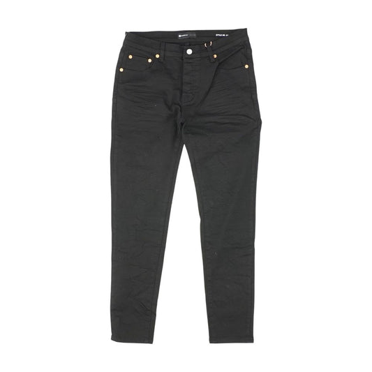 Black Solid Slim Jeans