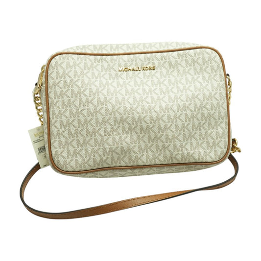 Ivory Leather Crossbody Bag