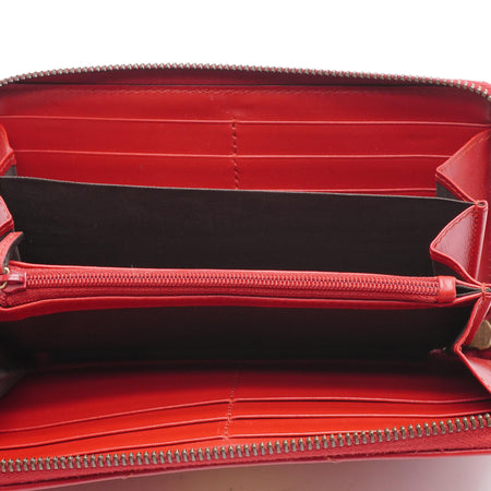 Red Pebbled Leather Bifold Wallet - Bifold Wallets - Michael Louis