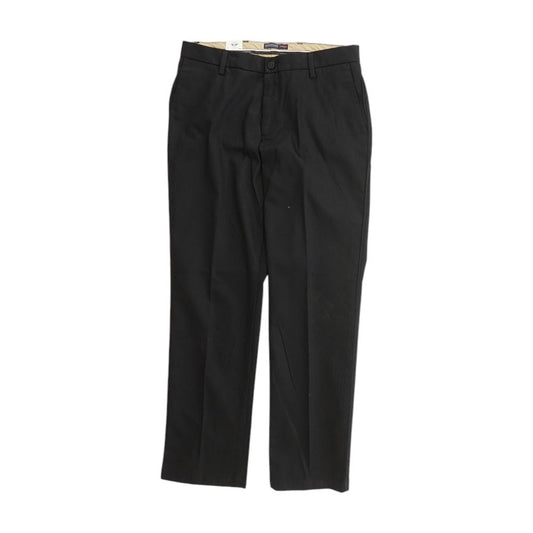 Black Solid Chino Pants