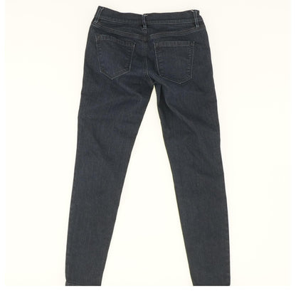 Navy Solid Skinny Leg Jeans