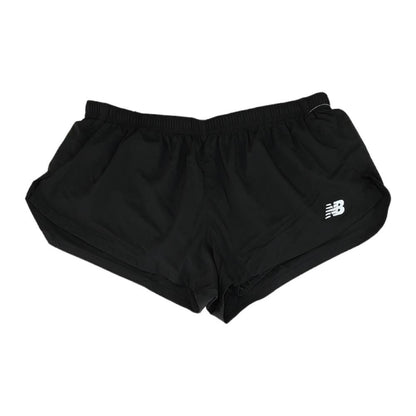 Black Solid Active Shorts