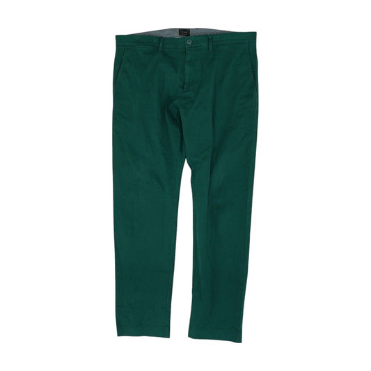 Green Solid Chino Pants