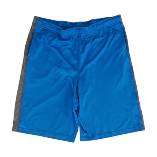 Blue Striped Active Shorts