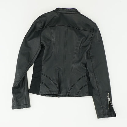 Black Faux Leather Jacket