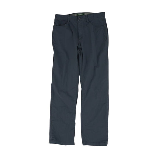 Blue Solid Five Pocket Pants