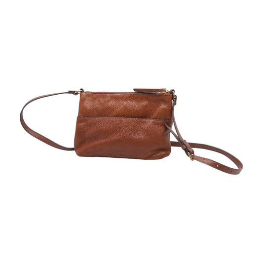 Brown Leather Crossbody Bag