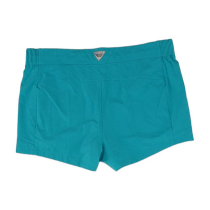 Teal Solid Active Shorts