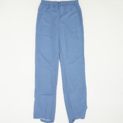 Blue Solid Pants