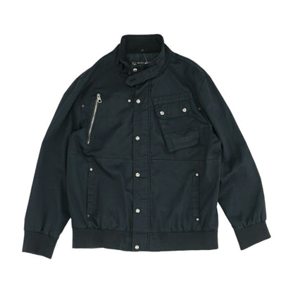 Black Solid Lightweight Jacket