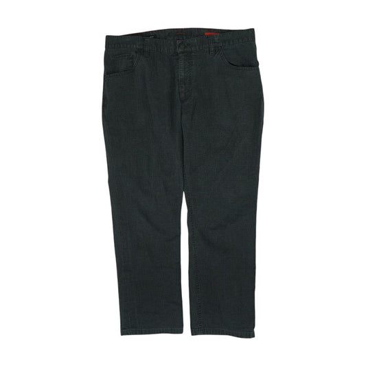 Black Solid Khaki Pants