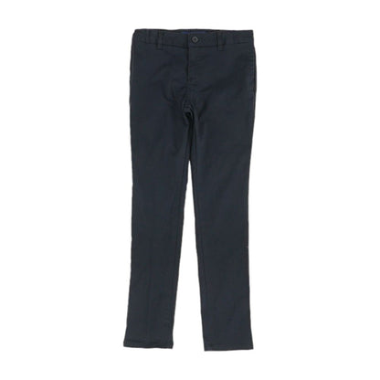 Navy Solid Chino Pants