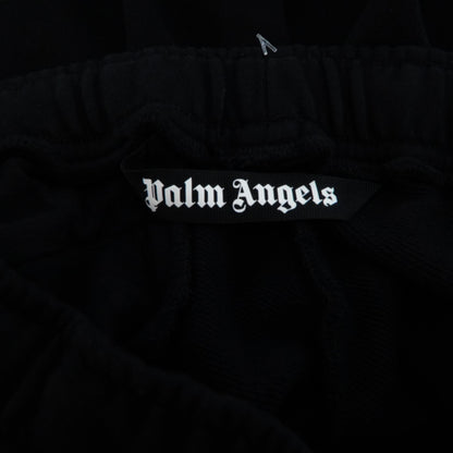 Black Logo Detailed Drawstring Pants