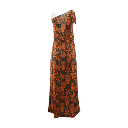 Orange Misc Maxi Dress