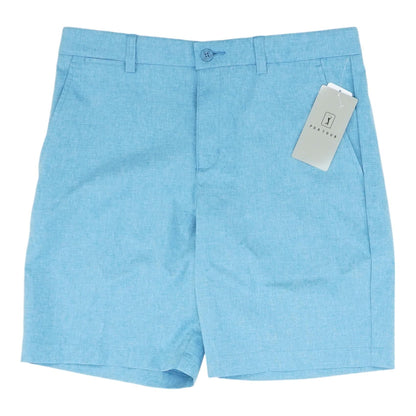 Blue Solid Active Shorts