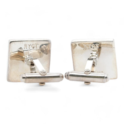 Sterling Silver Massimo Vignelli New York City Subway Diagram Cufflinks