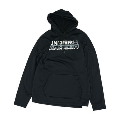 Black Solid Hoodie Pullover