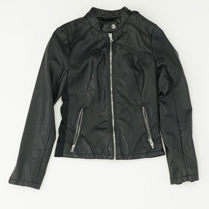 Black Faux Leather Jacket