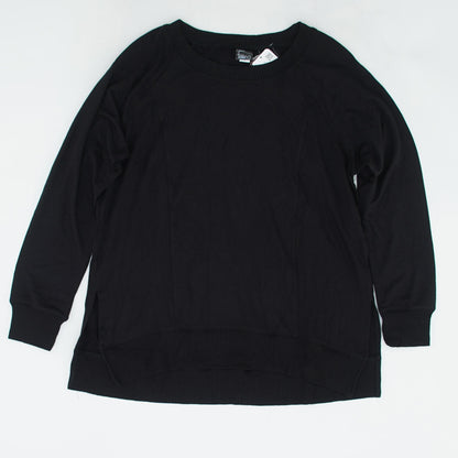 Black Solid Sweatshirt