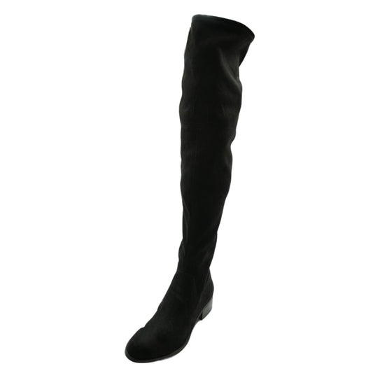 Gravity Black Over The Knee Boots
