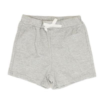 Gray Solid Pajama Bottom